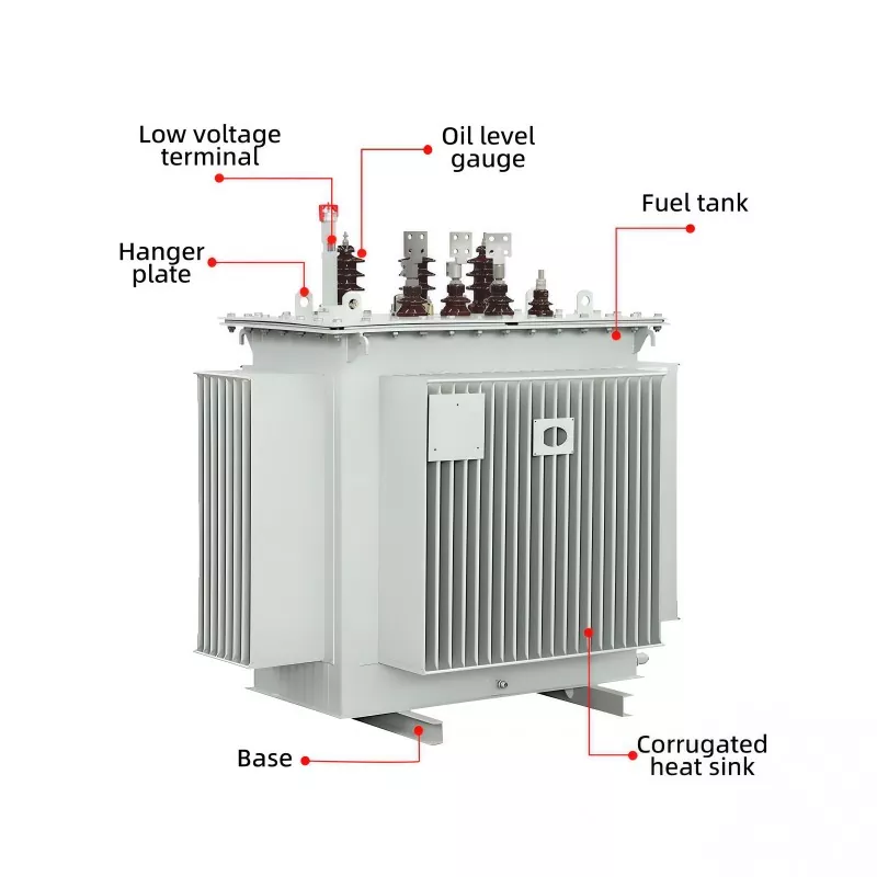 11KV इनपुट 0.4KV आउटपुट तीन चरणको तेल इमर्स्ड ट्रान्सफर्मर